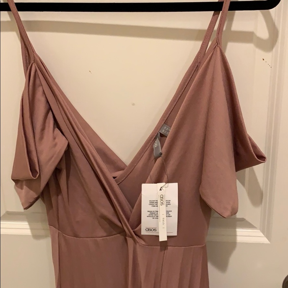 ASOS tall mauve dress